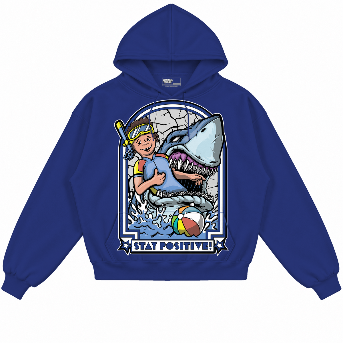 Rebranded Studios apparel — front without sneakers