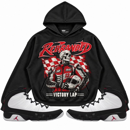 Rebranded Studios apparel — front styled with matching sneakers