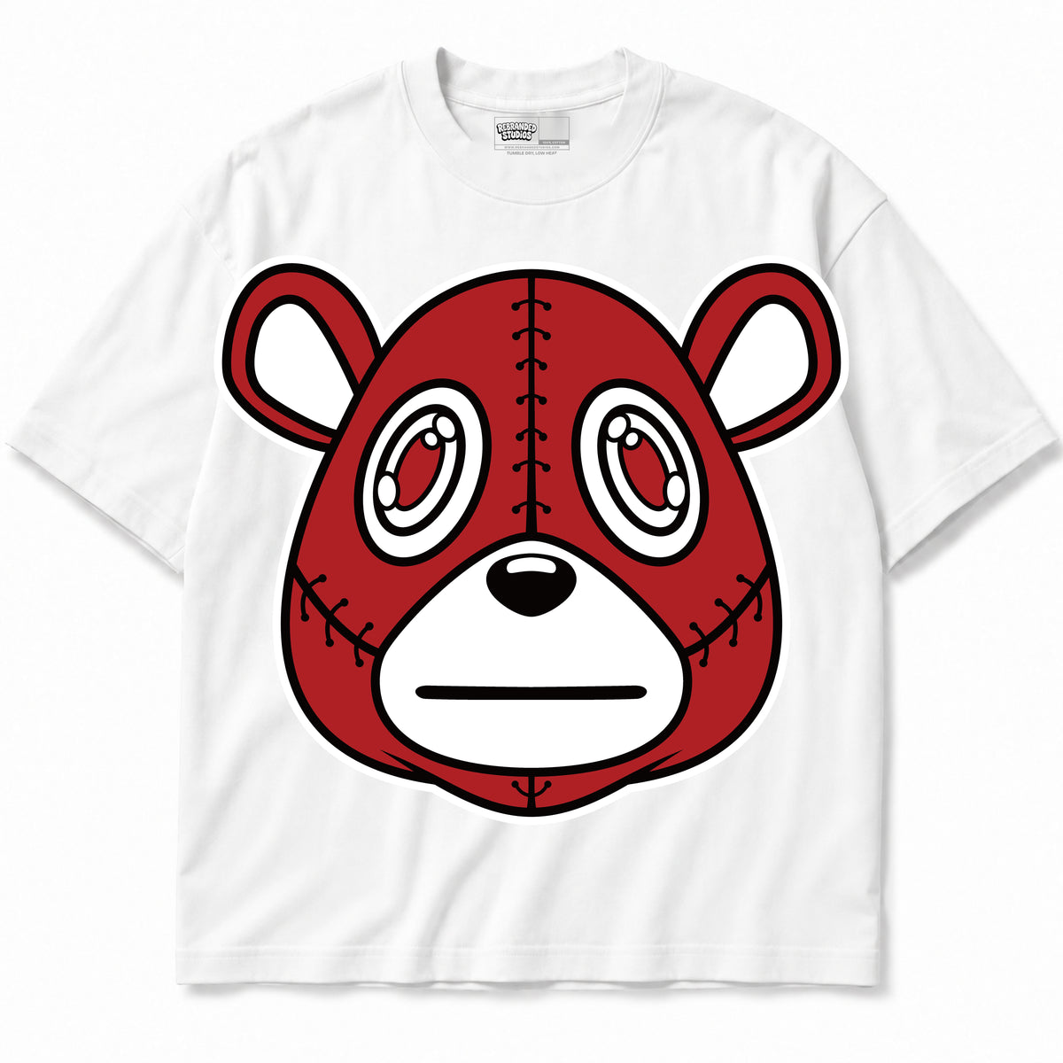 Rebranded Studios apparel — front without sneakers