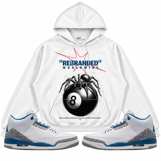 Rebranded Studios apparel — front styled with matching sneakers