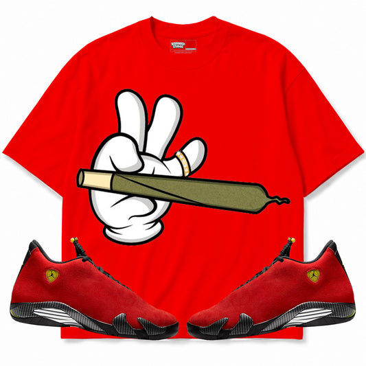 Rebranded Studios apparel — front styled with matching sneakers
