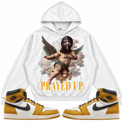 Rebranded Studios apparel — front styled with matching sneakers
