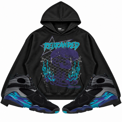 Rebranded Studios apparel — front styled with matching sneakers