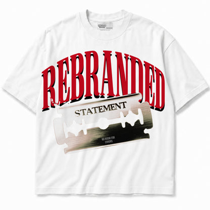 Rebranded Studios apparel — front without sneakers