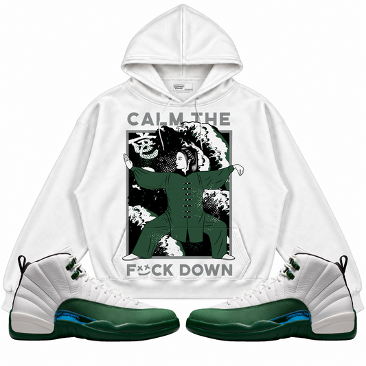 Rebranded Studios apparel — front styled with matching sneakers