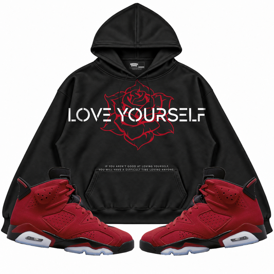 Rebranded Studios apparel — front styled with matching sneakers