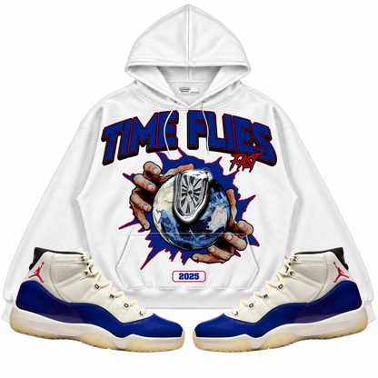 Rebranded Studios apparel — front styled with matching sneakers