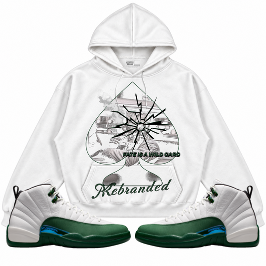 Rebranded Studios apparel — front styled with matching sneakers