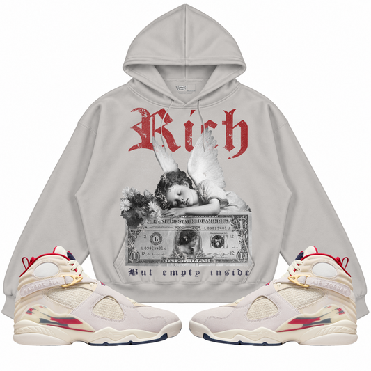 Rebranded Studios apparel — front styled with matching sneakers