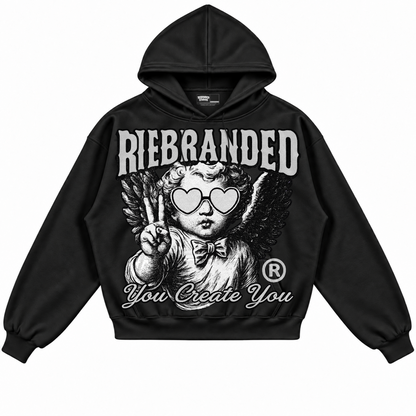 Rebranded Studios apparel — front without sneakers