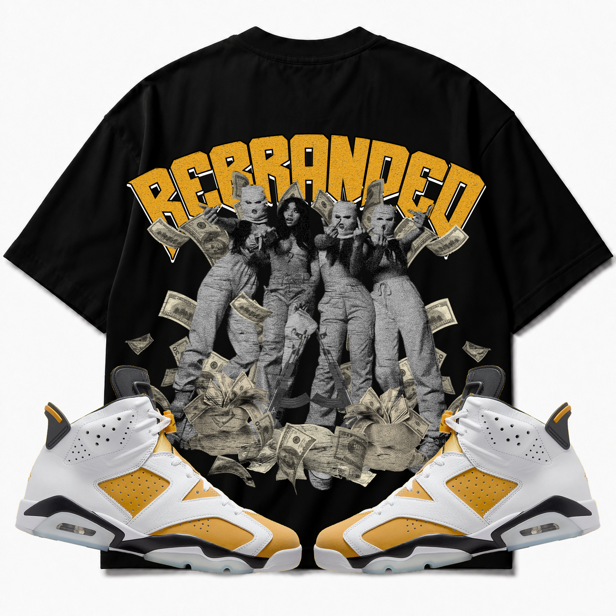 Rebranded Studios apparel — additional approved apparel view