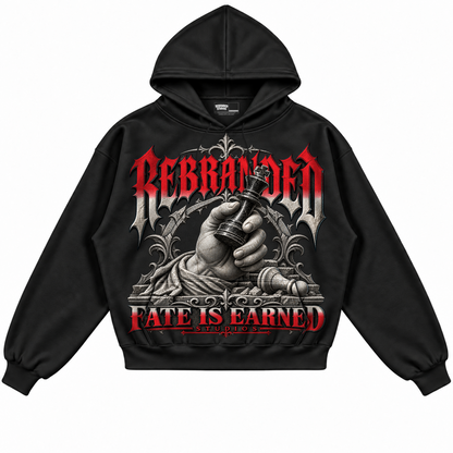Rebranded Studios apparel — front without sneakers