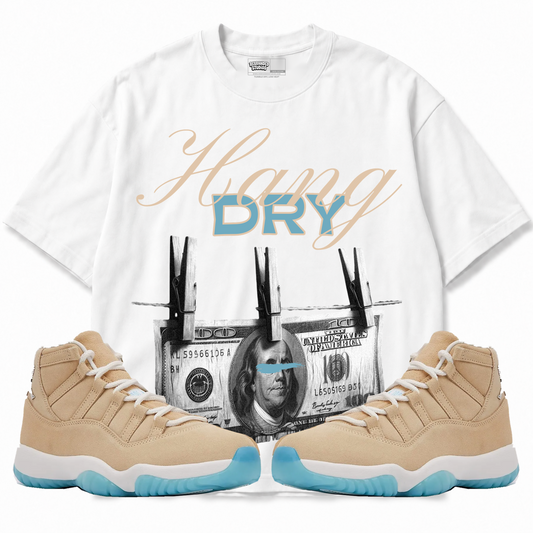 Rebranded Studios apparel — front styled with matching sneakers