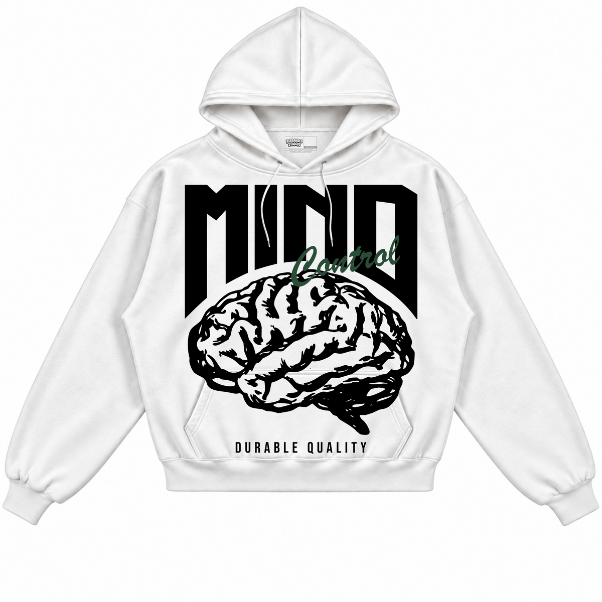 Rebranded Studios apparel — front without sneakers