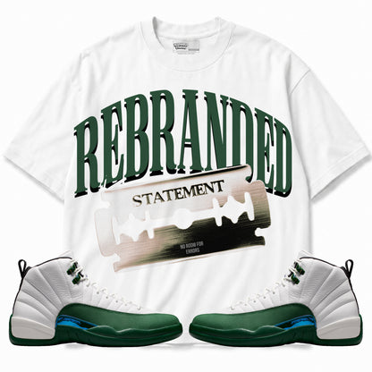 Rebranded Studios apparel — front styled with matching sneakers