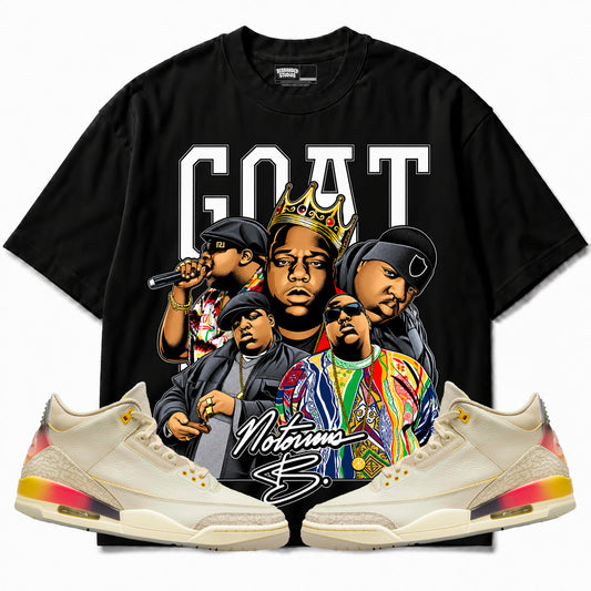 Rebranded Studios apparel — front styled with matching sneakers