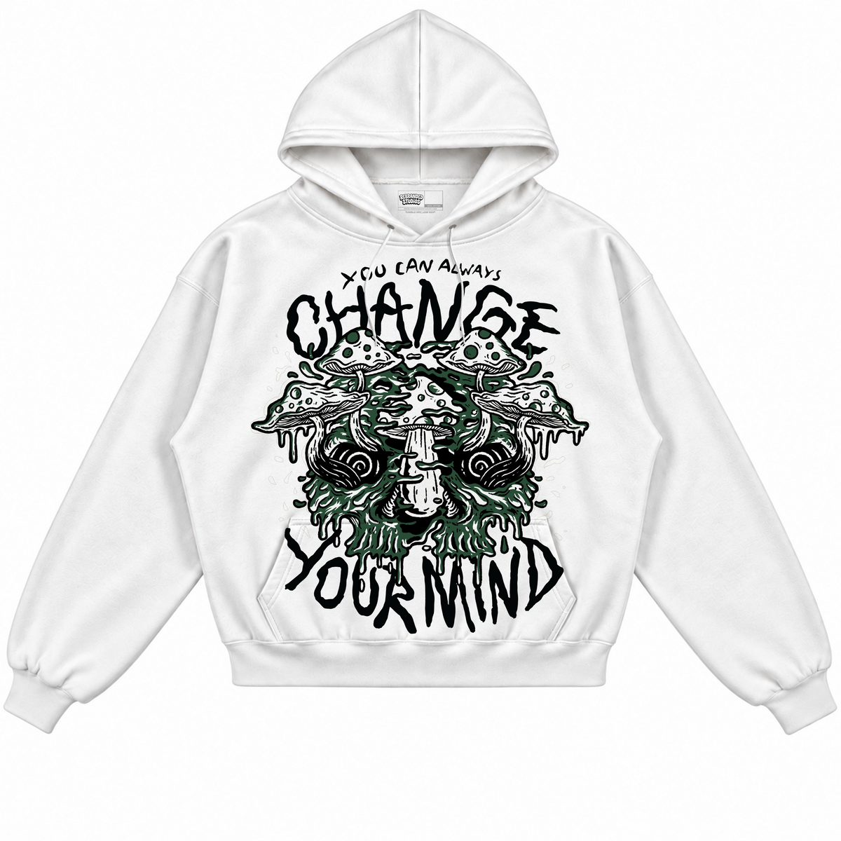 Rebranded Studios apparel — front without sneakers