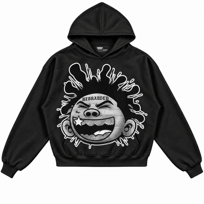 Rebranded Studios apparel — front without sneakers