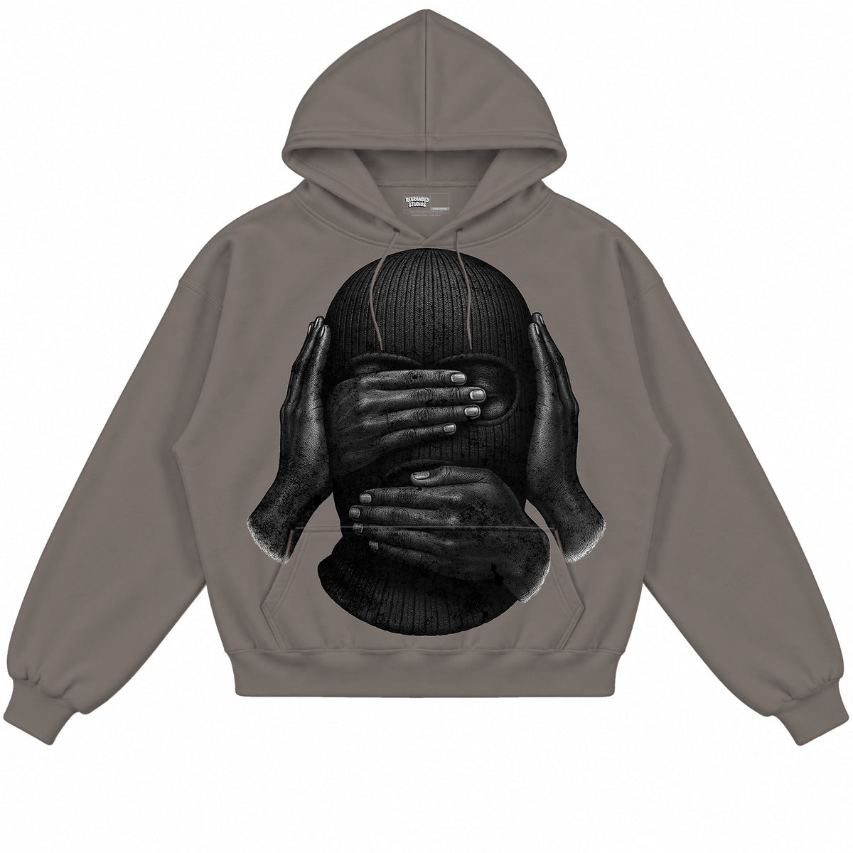 Rebranded Studios apparel — front without sneakers