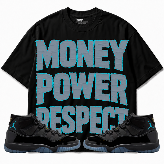 Rebranded Studios apparel — front styled with matching sneakers