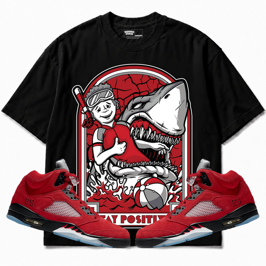 Rebranded Studios apparel — front styled with matching sneakers