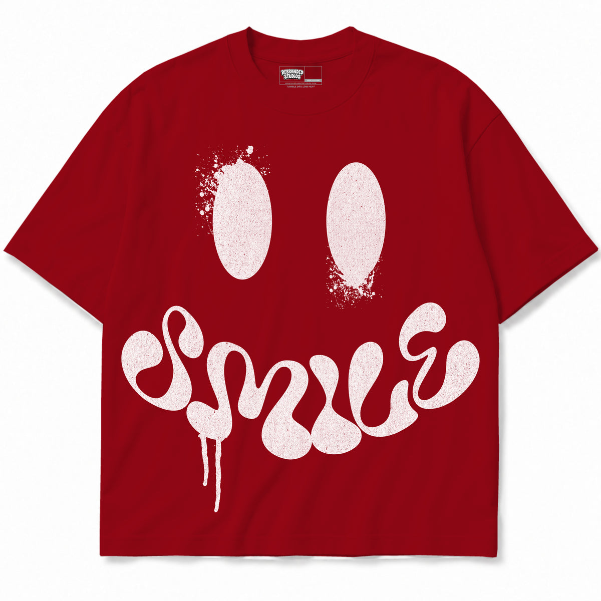 Rebranded Studios apparel — front without sneakers