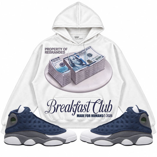 Rebranded Studios apparel — front styled with matching sneakers
