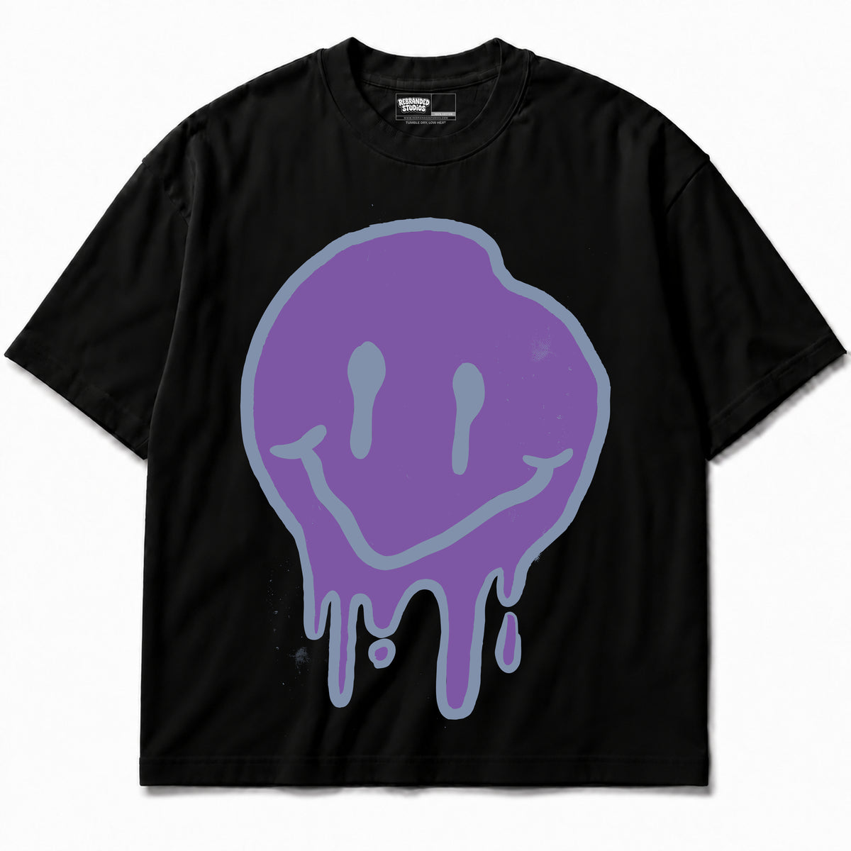 Rebranded Studios apparel — front without sneakers