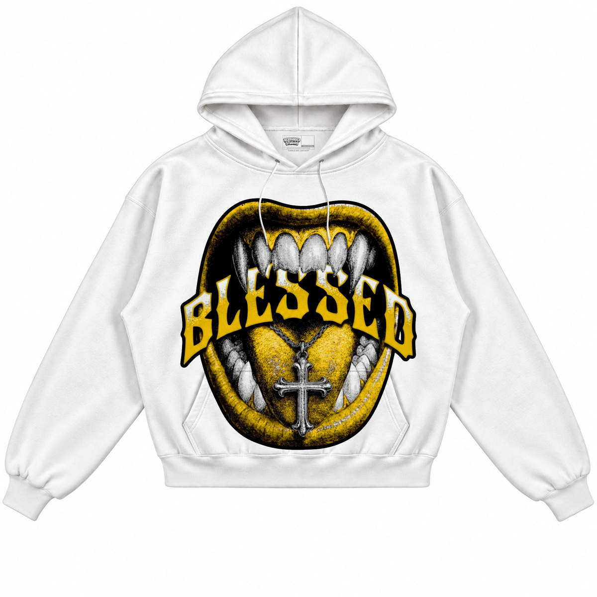 Rebranded Studios apparel — front without sneakers
