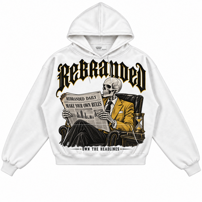 Rebranded Studios apparel — front without sneakers