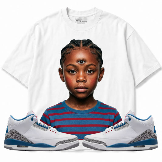 Rebranded Studios apparel — front styled with matching sneakers