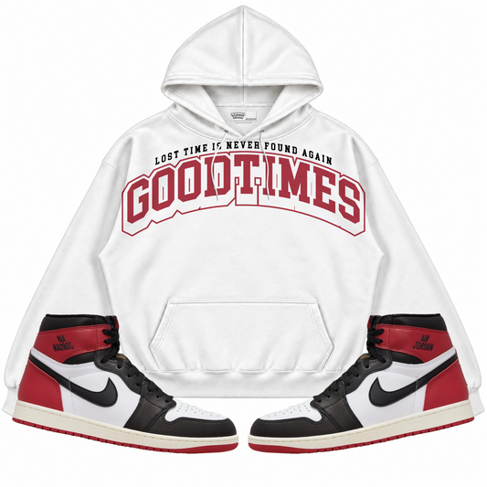 Rebranded Studios apparel — front styled with matching sneakers