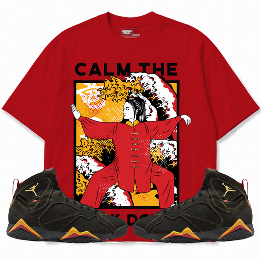 Rebranded Studios apparel — front styled with matching sneakers