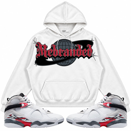 Rebranded Studios apparel — front styled with matching sneakers