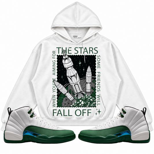 Rebranded Studios apparel — front styled with matching sneakers