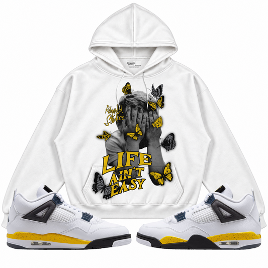 Rebranded Studios apparel — front styled with matching sneakers