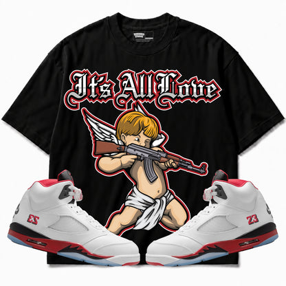 Rebranded Studios apparel — front styled with matching sneakers