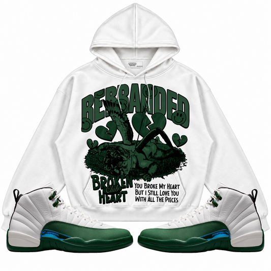 Rebranded Studios apparel — front styled with matching sneakers