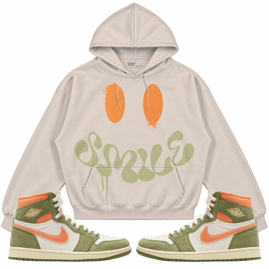 Rebranded Studios apparel — front styled with matching sneakers