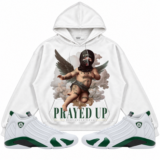 Rebranded Studios apparel — front styled with matching sneakers