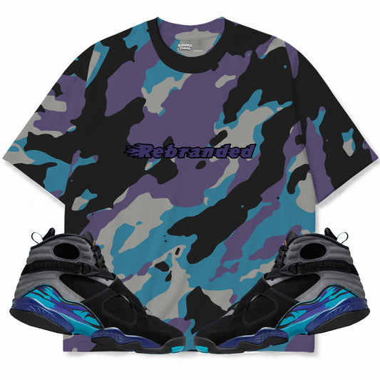 Rebranded Studios apparel — front styled with matching sneakers