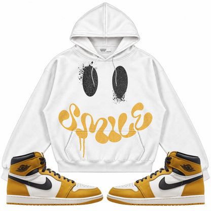 Rebranded Studios apparel — front styled with matching sneakers
