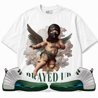 Rebranded Studios apparel — front styled with matching sneakers