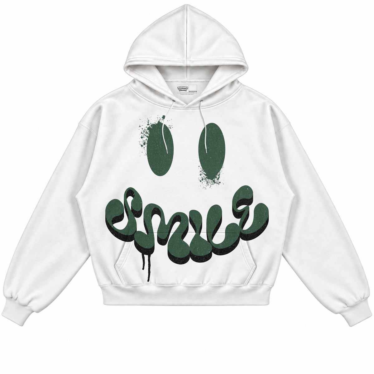 Rebranded Studios apparel — front without sneakers