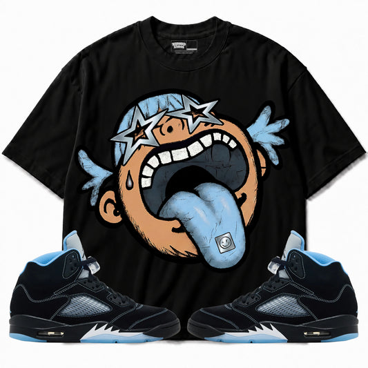 Rebranded Studios apparel — front styled with matching sneakers
