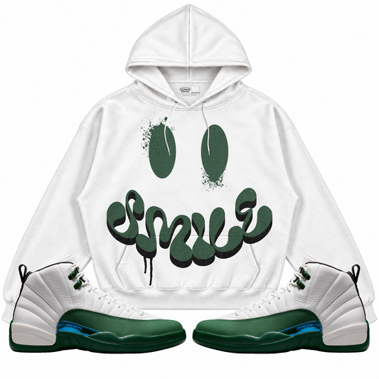 Rebranded Studios apparel — front styled with matching sneakers