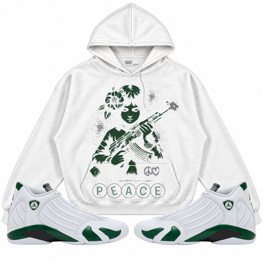Rebranded Studios apparel — front styled with matching sneakers