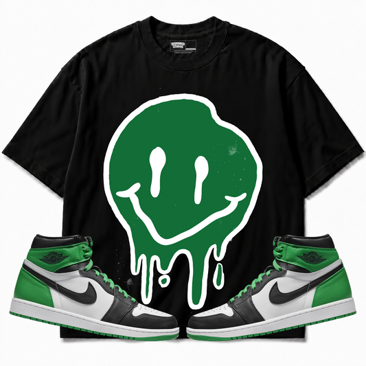 Rebranded Studios apparel — front styled with matching sneakers