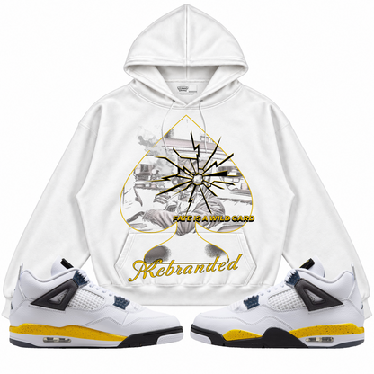 Rebranded Studios apparel — front styled with matching sneakers