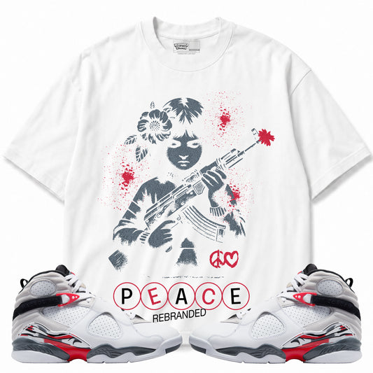 Rebranded Studios apparel — front styled with matching sneakers
